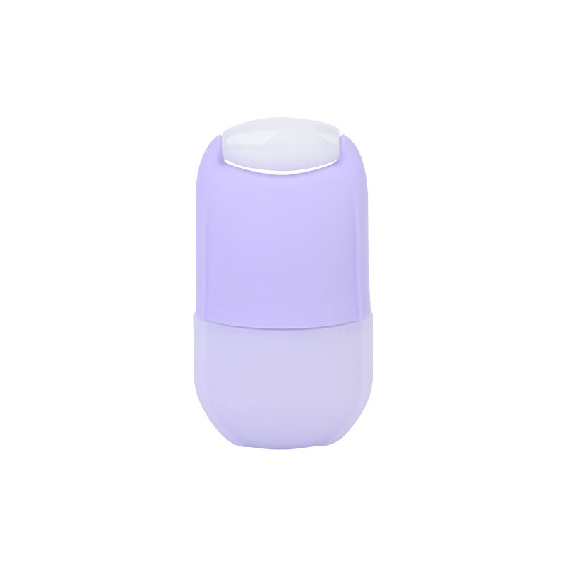 grand ice roller pour visage violet